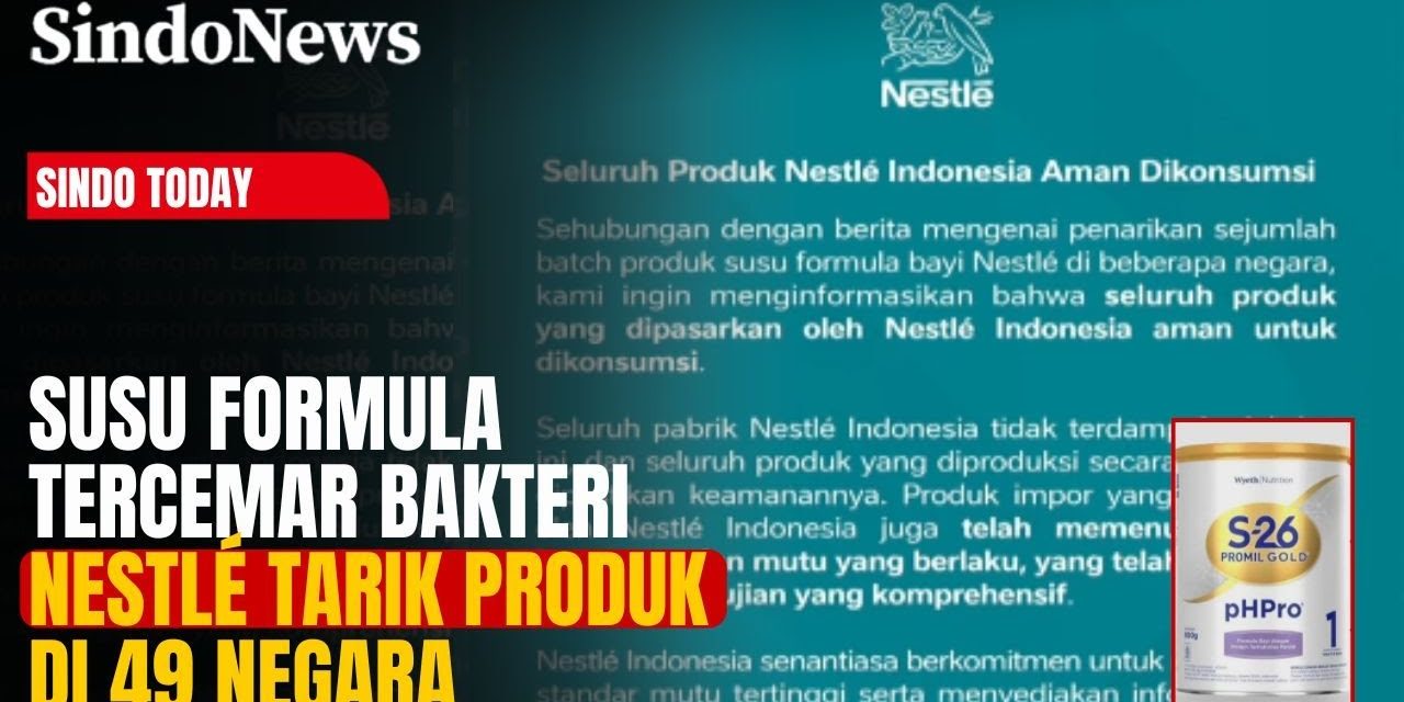 Sejumlah Negara Tarik Susu Formula Dari Peredaran, Ada Apa?
