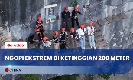 Kafe Ekstrem Di Fujian China, Nikmati Ngopi Sambil Uji Adrenalin