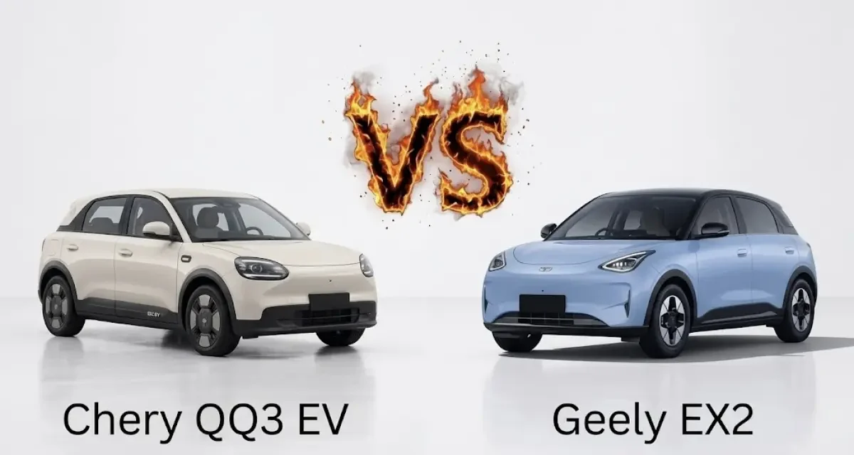 Dimensi Lebih Bongsor, Chery QQ3 EV Tantang Geely EX2