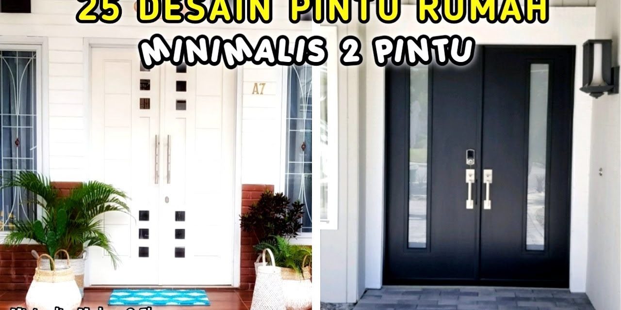 Inspirasi Desain Rumah Minimalis 2 Pintu Masuk Kesan Lebih Luas