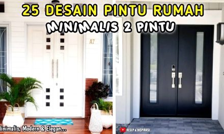 Inspirasi Desain Rumah Minimalis 2 Pintu Masuk Kesan Lebih Luas