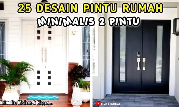 Inspirasi Desain Rumah Minimalis 2 Pintu Masuk Kesan Lebih Luas