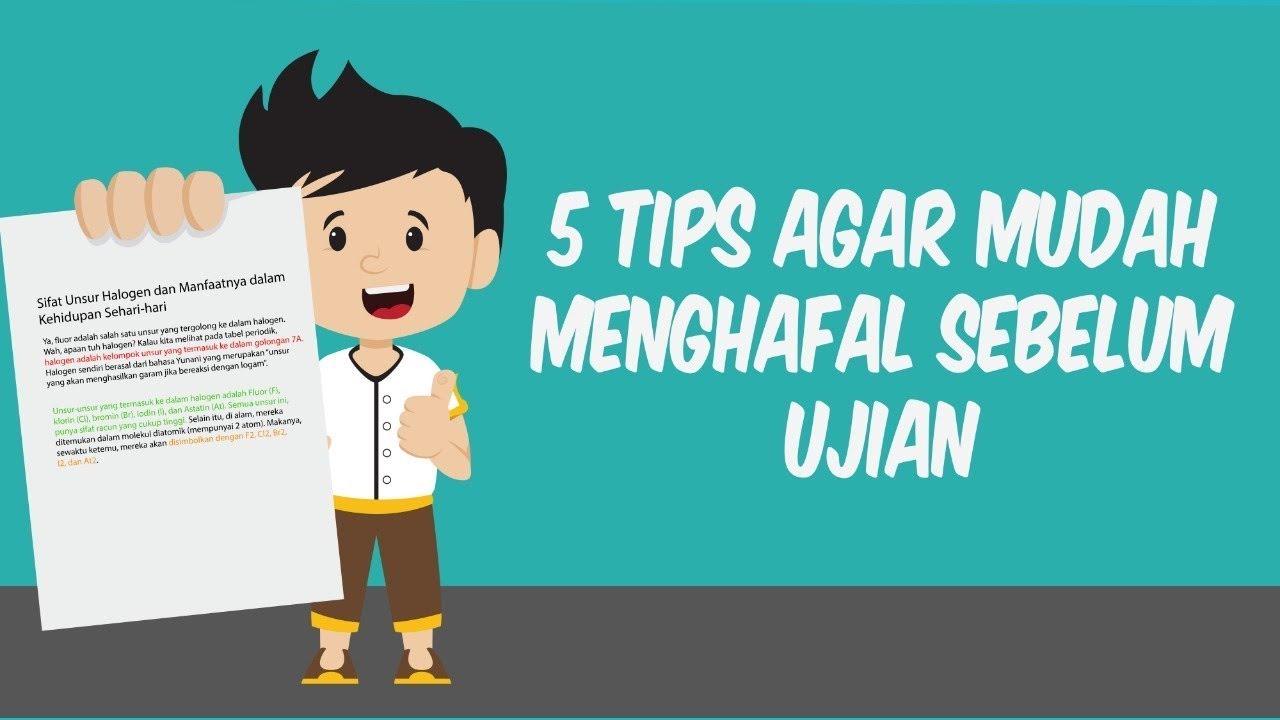 Tips Menghafal Materi